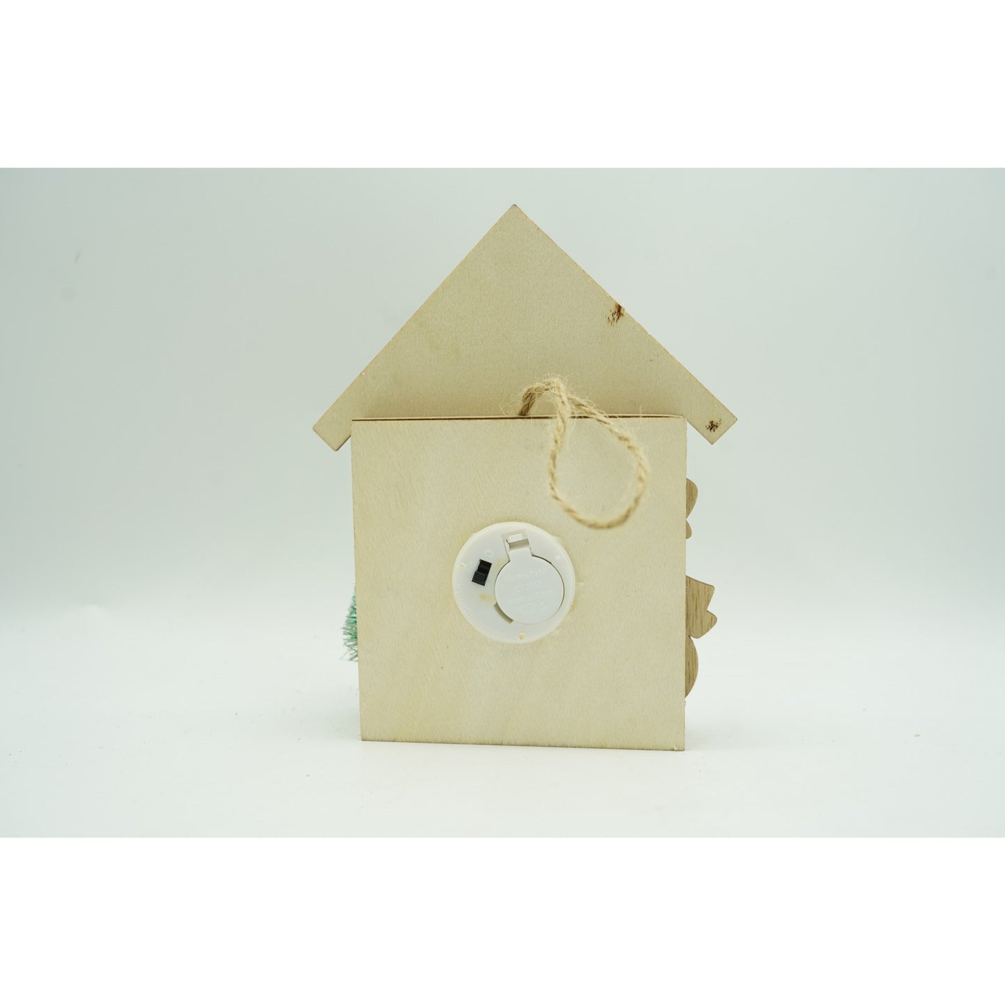 Decoratiune luminoasa, Flippy, Mos Craciun, maro, lungime: 13 cm, latime: 5 cm, inaltime: 17 cm, lemn, interior/exterior-4