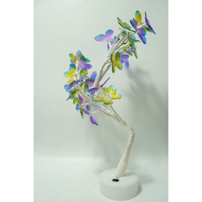 Decoratiune luminoasa, Flippy, Tip copac cu fluturi, cu baterii/USB-1