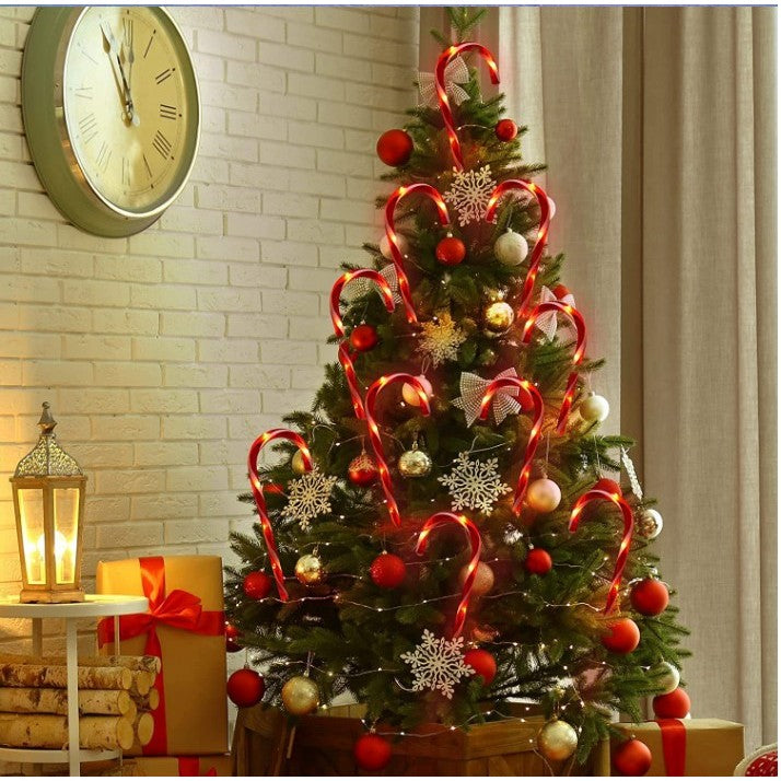 Decoratiune luminoasa pentru Craciun, Acadele, pentru exterior, incarcare solara, 28 cm-2