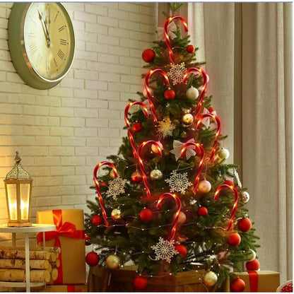 Decoratiune luminoasa pentru Craciun, Acadele, pentru exterior, incarcare solara, 28 cm-2