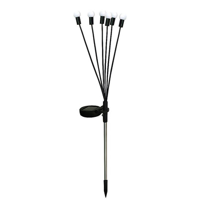 Decoratiune pentru gradina cu incarcare solara, 6 bulbi, alb cald-0