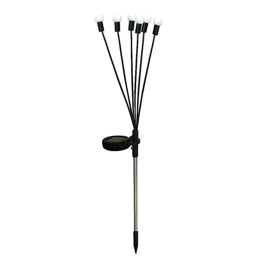 Decoratiune pentru gradina cu incarcare solara, 6 bulbi, alb cald-0