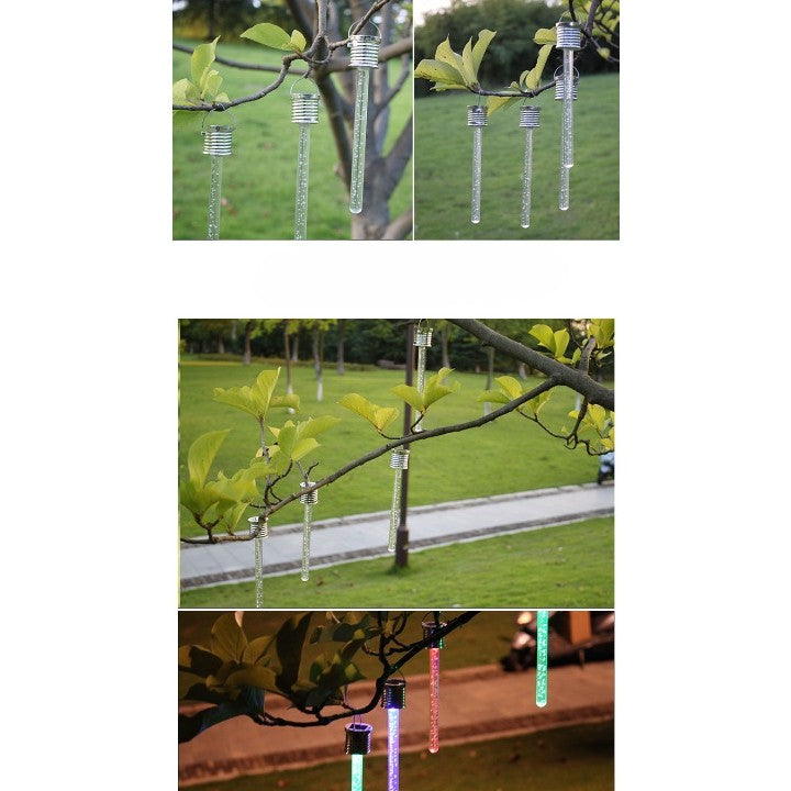 Lampa solara de tip decoratiune pentru gradina, Flippy, model turture, alb cald-6