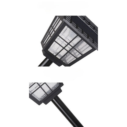 Lampa solara de tip stalp pentru gradina, Flippy, Alb Rece-4