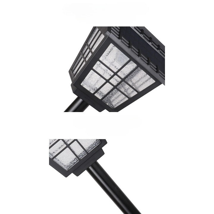 Lampa solara de tip stalp pentru gradina, Flippy, Alb Rece-4