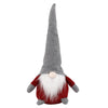 Ornament de Craciun Spiridus, Caciula Gri, Flippy, Material Textil, 40 cm, Rosu-0