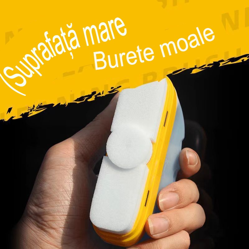 Degresant pentru Masina, Flippy, pentru Geamuri, Oglinda Retrovizoare, Parbriz, Agent de Curatare Puternic pentru Indepartarea Stratului de Murdarie, 120 ml, Alb-Galben-4