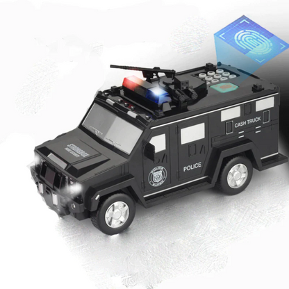 Pusculita Electronica Inteligenta pentru Copii - Masina de Politie, Cifru si Amprenta