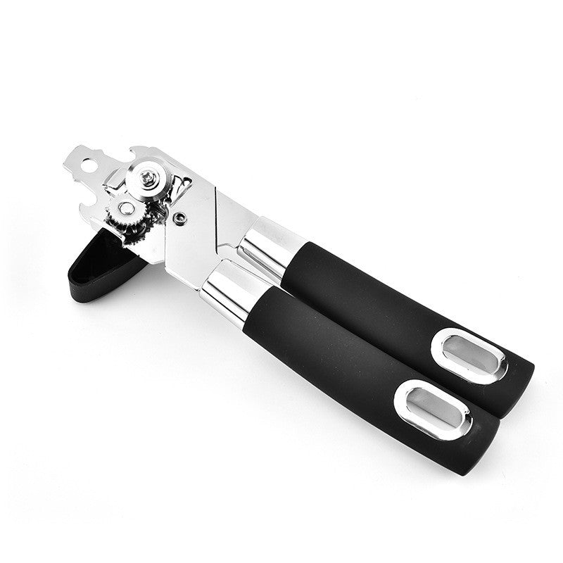 Desfacator de conserve multifunctional Flippy, Otel inoxidabil, Maner antialunecare, ergonomic, rezistent la rugina, usor de utilizat, 21.6 x 6 cm, argintiu-12