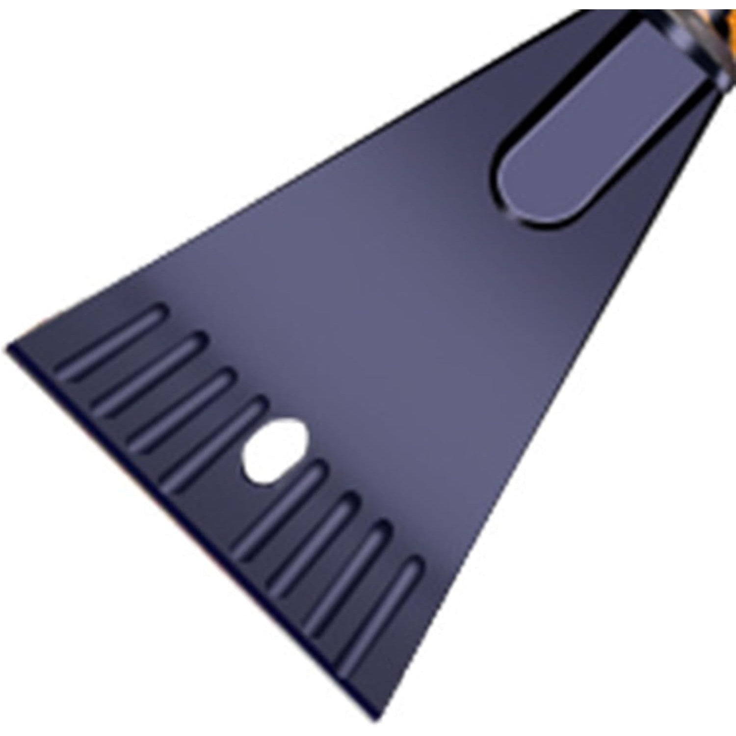 Perie de Zapada cu Racleta pentru Masina, Flippy, Multifunctionala, Demontabila, cu Maner Antiderapant, Aluminiu, Plastic, Fragmentarea Ghetii de pe Parbriz, Solutia pentru Iarna, pentru Dezghetare, 68x24x11.1 cm, Albastru-2