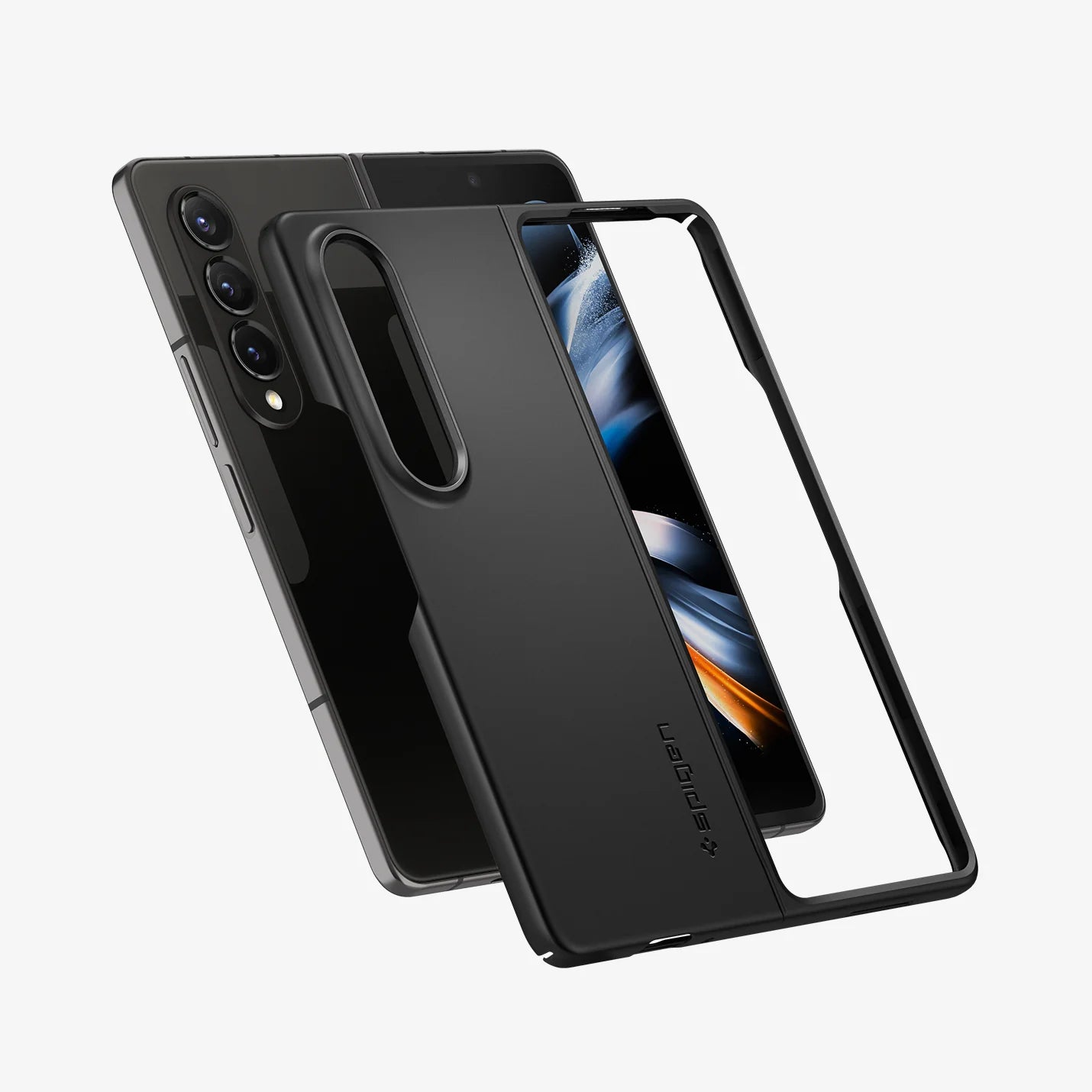 Husă Spigen Air Skin pentru Samsung Galaxy Z Fold 4 – Negru