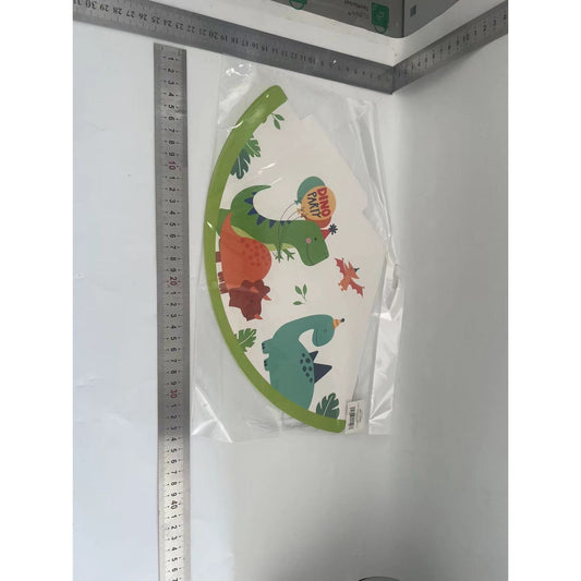 Set 6 Coifuri cu Dinozauri, Flippy, Accesorii pentru Petrecere, Tematica Aniversare, 19x15 cm, Multicolor-1