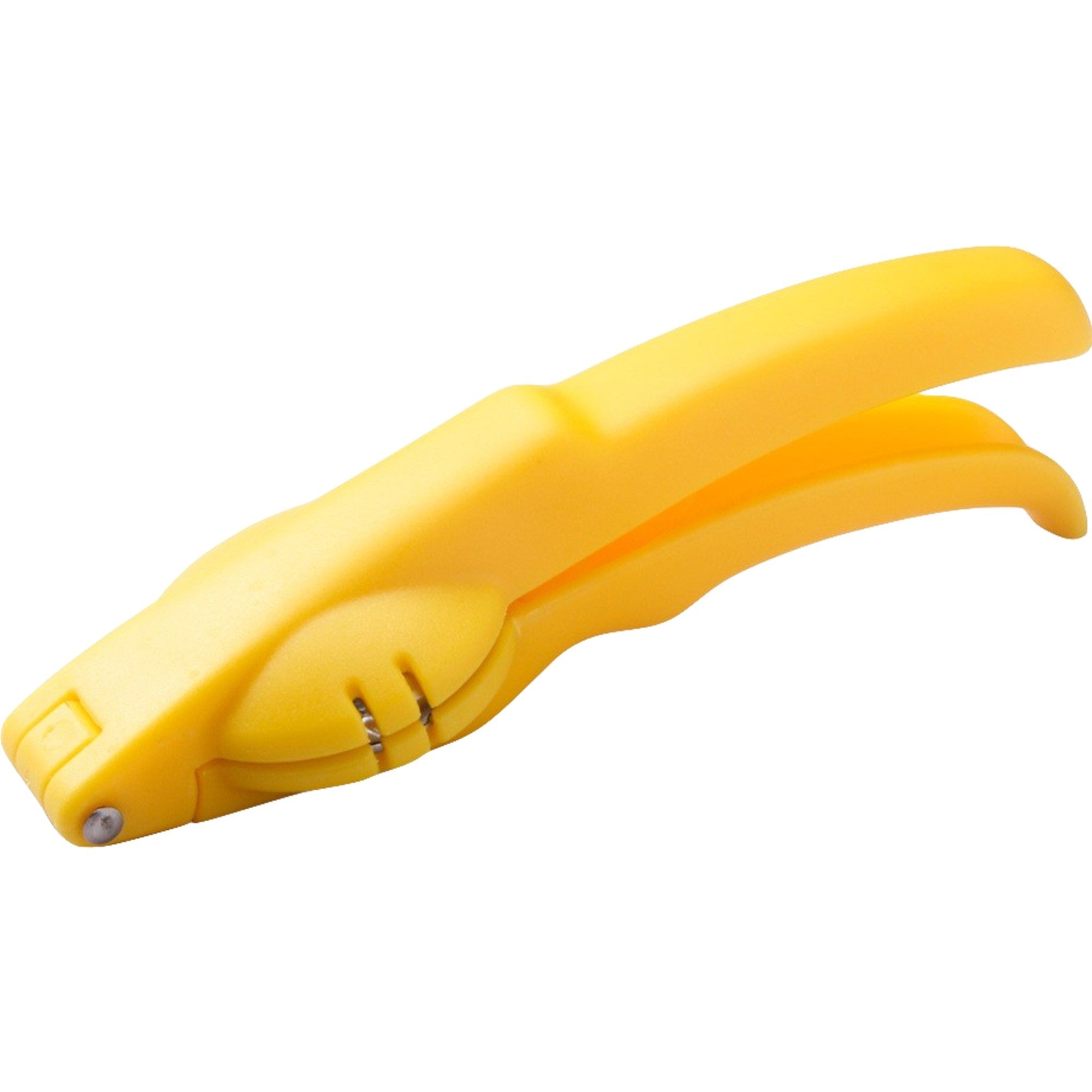 Dispozitiv de spart nuci si castane Flippy, ABS si otel, 17.5 x 5.5 x 5 cm, usor de utilizat, galben-0