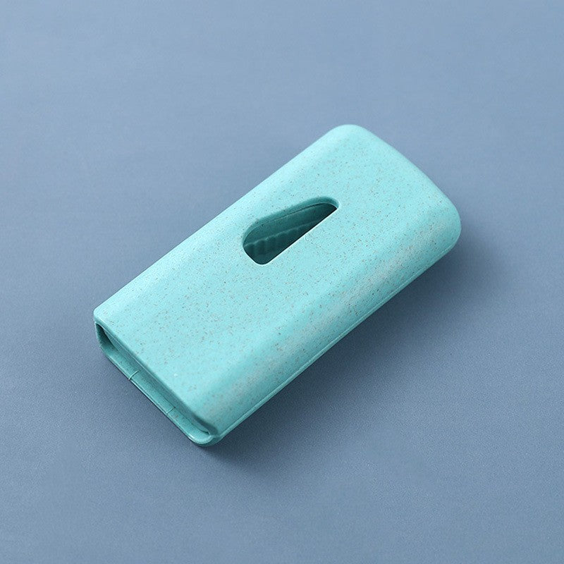 Dispozitiv taiere si depozitare medicamente, Flippy, Albastru, Plastic, 8 x 4 x 1.8 cm-1