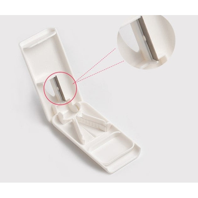 Dispozitiv taiere si depozitare medicamente, Flippy, Bej, Plastic, 8 x 4 x 1.8 cm-5