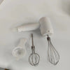 Mixer Electric fara Fir, Flippy, pentru Oua Smantana Frisca, Maner Plastic, Usor de Utilizat si Depozitat, 3 Accesorii, Alb-0
