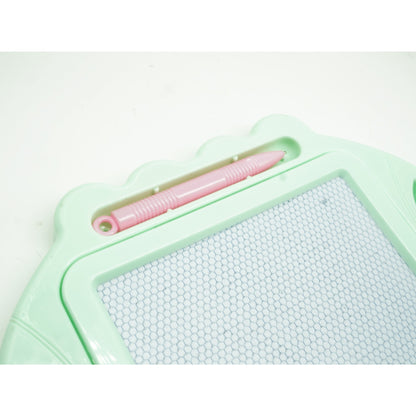 Tabla Magnetica pentru desen Flippy, Pix, forma dreptunghi, dimensiuni 23x17 cm, Dezvolta Creativitatea, cu picioare suport, Verde-3
