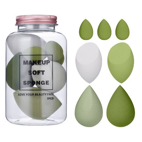 Set Buretei Machiaj, Flippy, Premium, 7 bucati, verde-0
