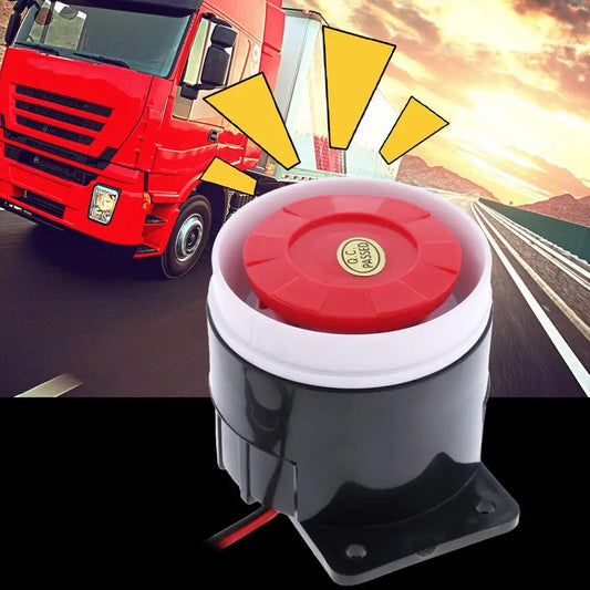 Sirena mers inapoi pentru autoturisme sau camioane, tensiune 12V-24V,  nivel zgomot 105db (sirena marsarier)-0