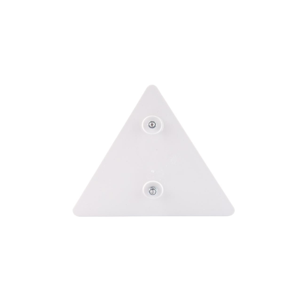 Set 2 triunghiuri de avertizare reflectorizante pentru remorci, culoare rosie, dimensiune 15 x 15 cm-2