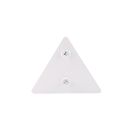 Set 2 triunghiuri de avertizare reflectorizante pentru remorci, culoare rosie, dimensiune 15 x 15 cm-2