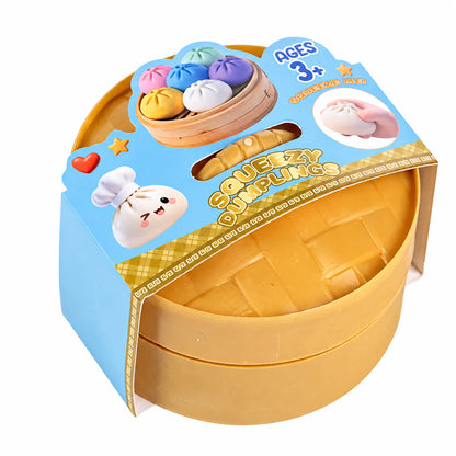 Jucărie Antistres Mystery Squishy Dumpling – Colecționează-le pe Toate! 🥟✨