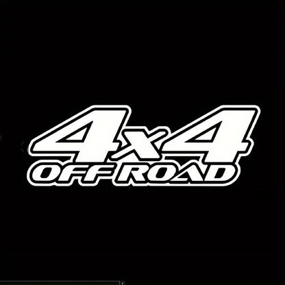 Sticker autoadeziv pentru vehicule Off Road, model "4x4 Off Road", dimensiune 29 x 11 cm, culoare Alba-2