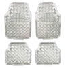 Covorase Auto Universale, model Diamond, culoare Crom Argintiu-0