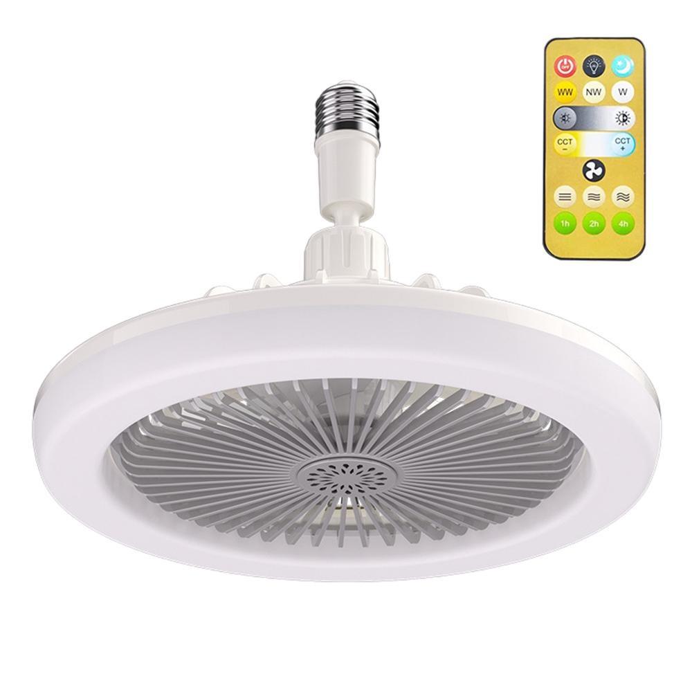 VENTILATOR DE TAVAN CU TELECOMANDĂ ȘI LUMINĂ 30W LED LAMPA FAN SMART