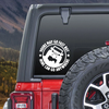 Sticker autoadeziv pentru vehicule Off Road, model "You Can Go Fast", dimensiune 30 x 30 cm, culoare Alba-0