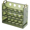 Suport organizator oua pentru frigider, Flippy, Verde transparent, capacitate 30 oua, Trei straturi, 25.5x23x10 cm-0