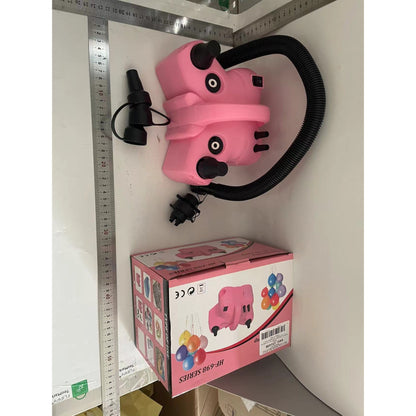 Pompa Electrica de Umflat Baloane, Flippy, cu Doua Iesiri, Accesorii Incluse, 220V, Putere 600W, Accesorii petrecere, Roz-1