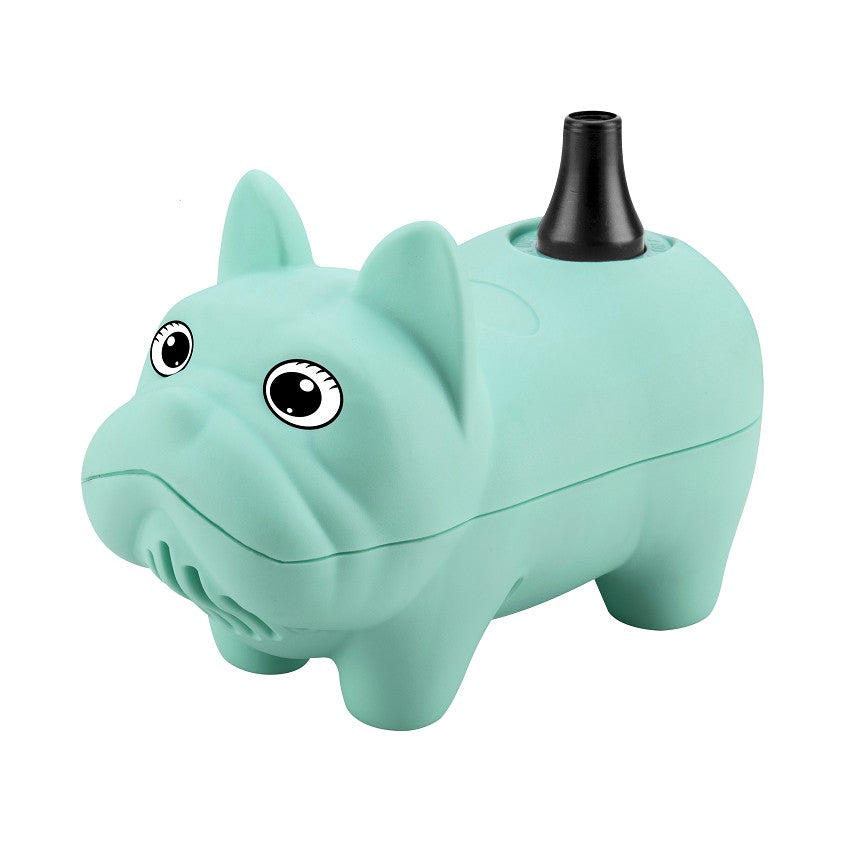 Pompa Electrica de Umflat Baloane, Flippy, Model Catelus, cu o Iesire, 220V, Putere 300W, Accesorii petrecere, Verde-0