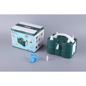 Pompa Electrica de Umflat Baloane, Flippy, cu Doua Iesiri, 220V, Putere 600W, Accesorii petrecere, Verde-0