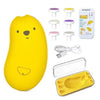 Set Pila Electrica pentru Copii si Bebelusi, Flippy, ABS, Incarcare USB, Model Animat, 6 Accesorii, cu Lumina LED, Galben-0