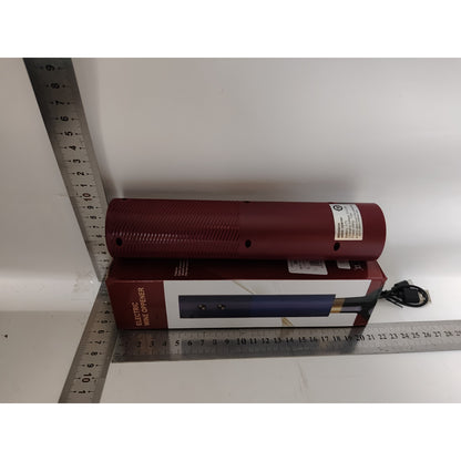 Tirbuson Electric, Flippy, Deschizator Sticle de Vin, Incarcare USB, Rosu-1
