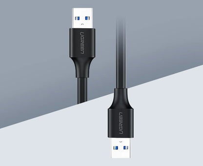 Cablu UGREEN USB 2.0 la USB 2.0 (0.5 m) – Negru