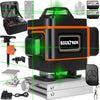 Nivel laser 4D, de precizie milimetrica cu 16 linii de măsurare, 360 de grade, suport pentru montare pe perete, reîncărcabil, cu funcție de autonivelare, protecție IP54.