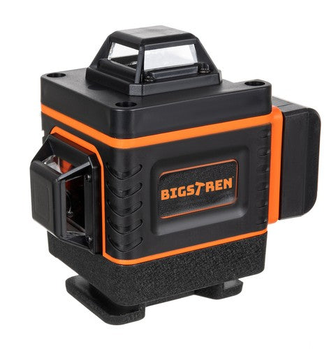 Nivel laser 4D, de precizie milimetrica cu 16 linii de măsurare, 360 de grade, suport pentru montare pe perete, reîncărcabil, cu funcție de autonivelare, protecție IP54.