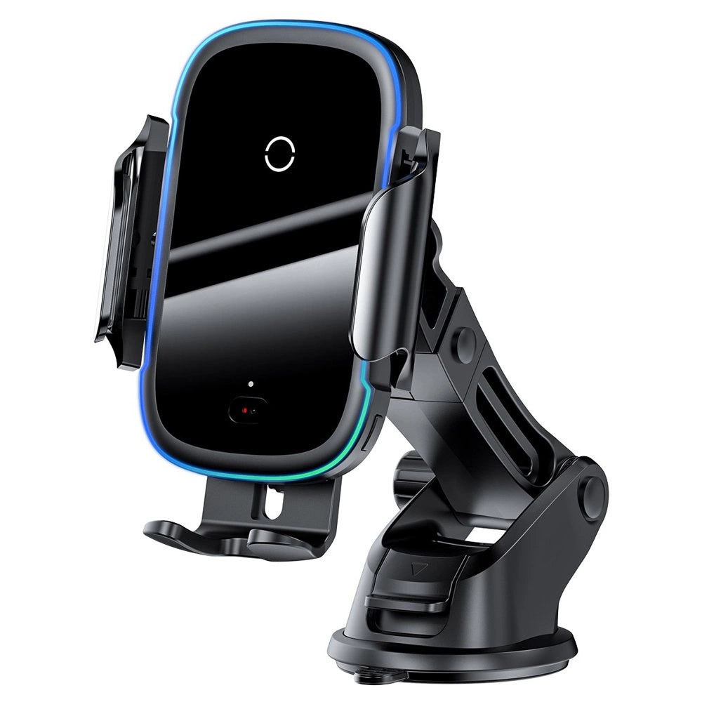 Suport auto electric Baseus cu încărcare wireless Qi 15W – Negru