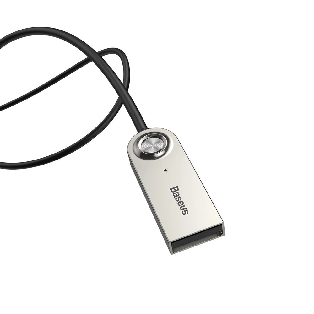 Adaptor Audio Baseus BA01 Bluetooth 5.0 cu Cablu AUX Jack – Negru