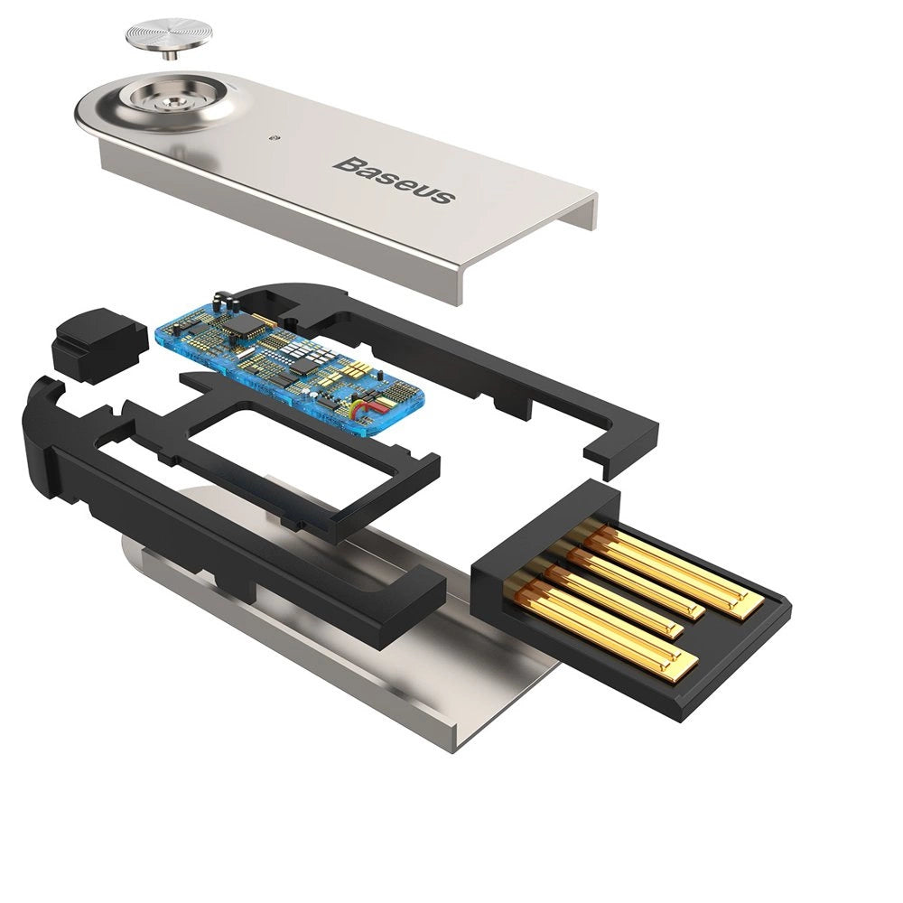 Adaptor Audio Baseus BA01 Bluetooth 5.0 cu Cablu AUX Jack – Negru