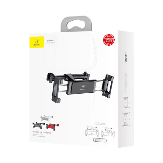 Suport auto Baseus SUHZ-01 pentru tetieră – 4.7”–12.9”, Negru