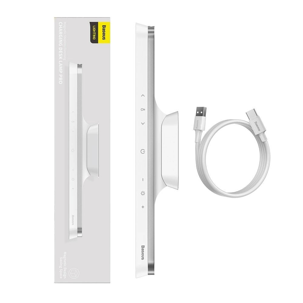 Lampă LED magnetică Baseus DGXC-02 pentru noptieră / bucătărie / cameră – Alb