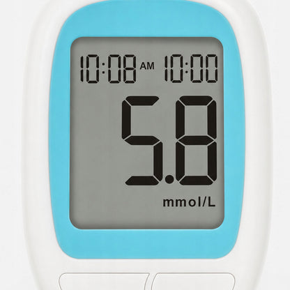 Glucometru Digital pentru Măsurarea Glicemiei, Set Complet cu 50 Benzi de Testare + 50 Ace/Lanțete + Dispozitiv de Înțepare
