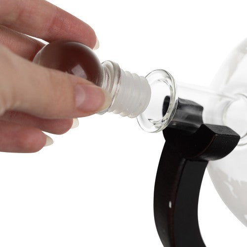 Set Cadou Decantor Glob cu Două Pahare Deluxe pentru Whiskey