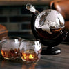 Set Cadou Decantor Glob cu Două Pahare Deluxe pentru Whiskey