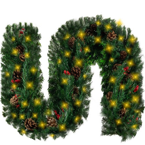 Ghirlanda Decorativă de Craciun LED de 270 cm