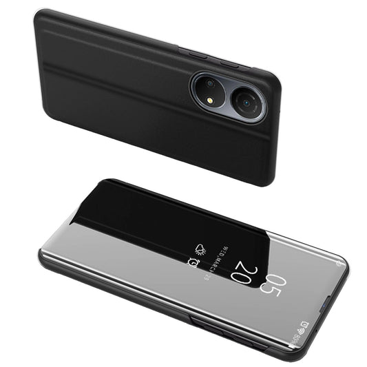 Husă Clear View tip carte pentru Honor X7 / Honor Play 30 Plus – Negru