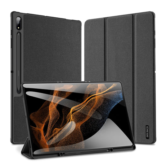 Husă Dux Ducis Domo pentru Samsung Galaxy Tab S8 / S9 Ultra – Negru